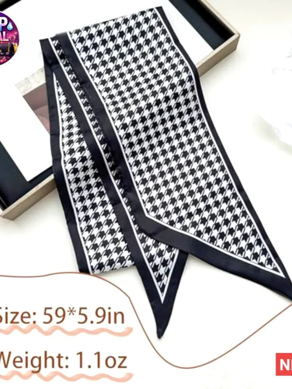 Premium Silky Satin Scarf for Women, 59